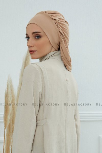 Isabella - Sand Cotton Turban