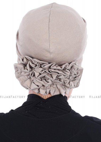 Elisabeth - Taupe Cotton Turban
