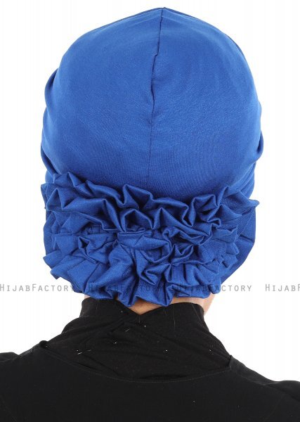 Elisabeth - Blue Cotton Turban
