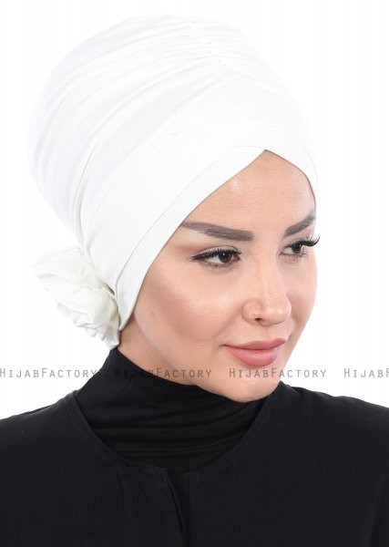 Elisabeth - Creme Cotton Turban