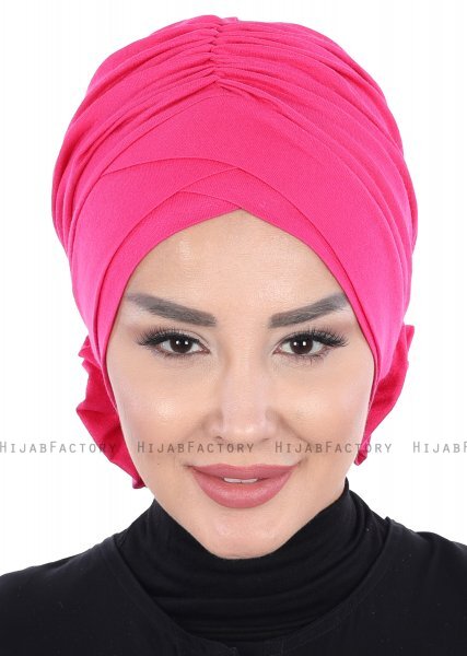 Elisabeth - Fuchsia Cotton Turban
