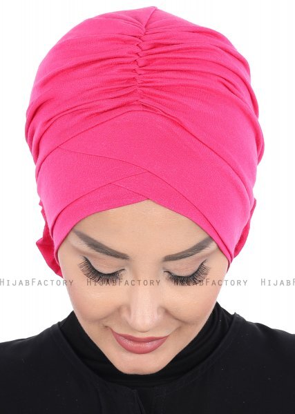 Elisabeth - Fuchsia Cotton Turban