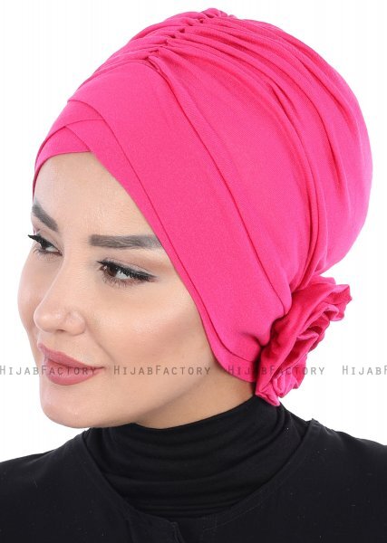Elisabeth - Fuchsia Cotton Turban