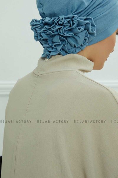 Elisabeth - Sky Blue Cotton Turban