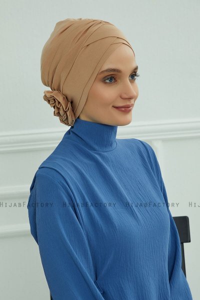 Elisabeth - Caramel Cotton Turban