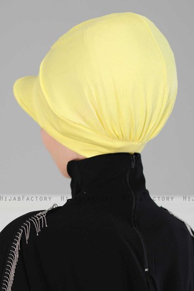 Sandra- Yellow Cotton Turban - Ayse Turban