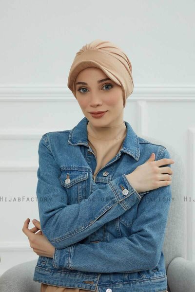 Sandra - Sand Cotton Turban