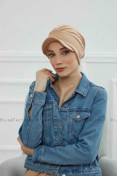 Sandra - Sand Cotton Turban
