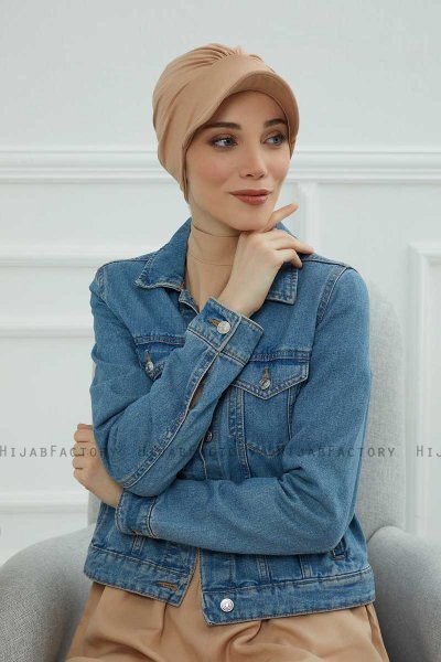 Sandra - Sand Cotton Turban