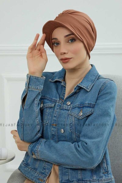 Sandra - Caramel Cotton Turban