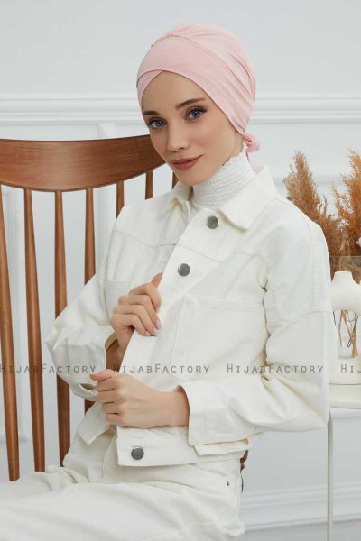 Ellie - Dusty Pink Cotton Turban