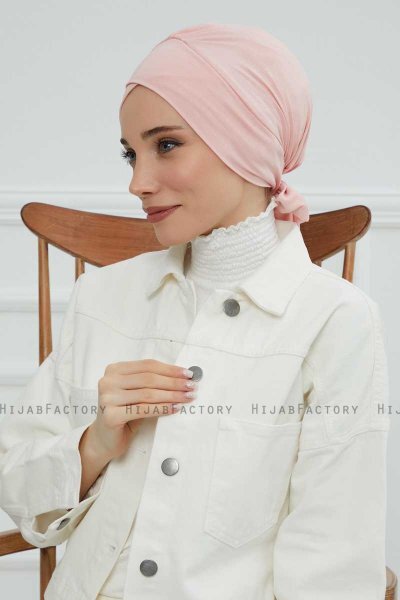 Ellie - Dusty Pink Cotton Turban