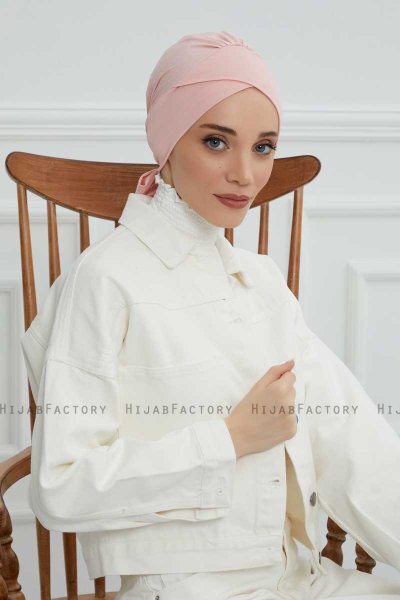 Ellie - Dusty Pink Cotton Turban