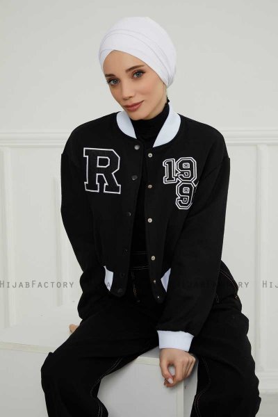 Ellie - White Cotton Turban