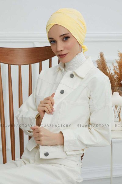 Ellie - Yellow Cotton Turban