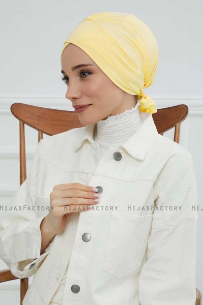 Ellie - Yellow Cotton Turban