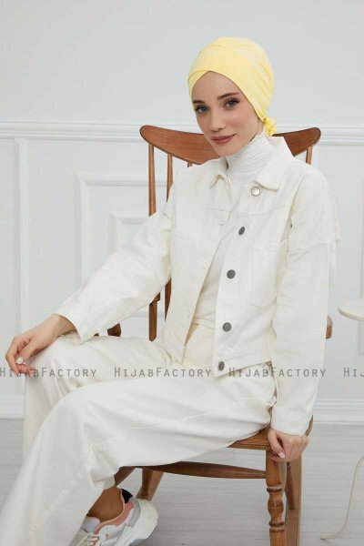 Ellie - Yellow Cotton Turban