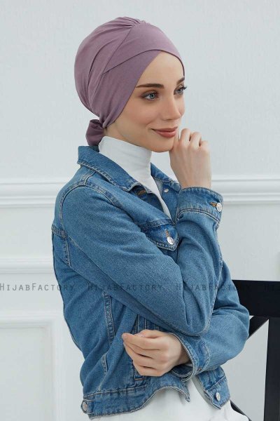 Ellie - Lilac Cotton Turban