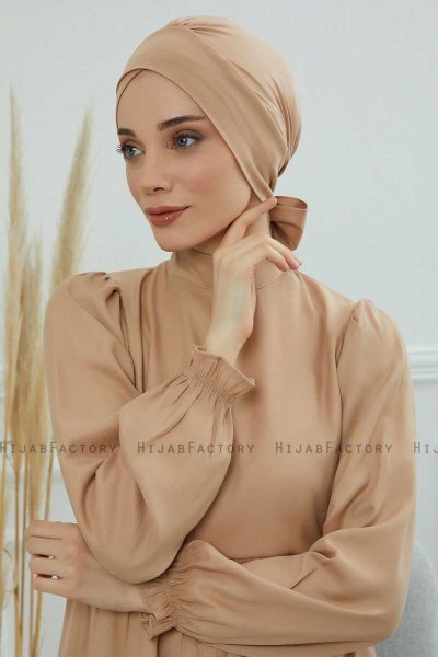 Ellie - Sand Cotton Turban