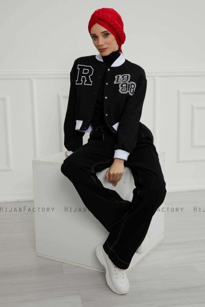 Theresa - Red Cotton Turban - Ayse Turban