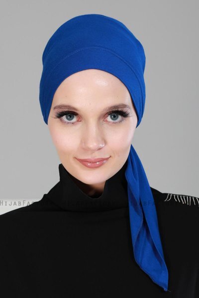 Felicia - Blue Cotton Turban