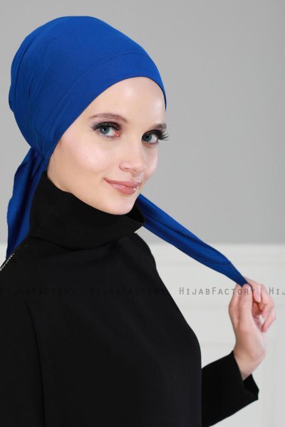 Felicia - Blue Cotton Turban