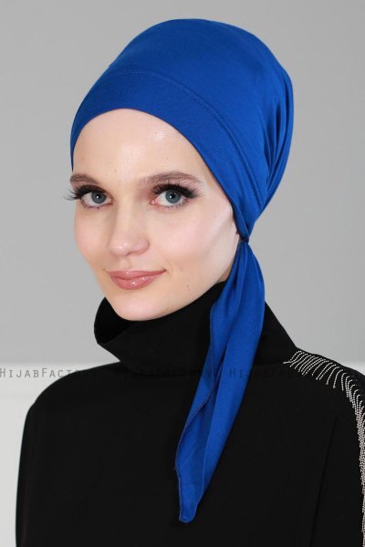 Felicia - Blue Cotton Turban