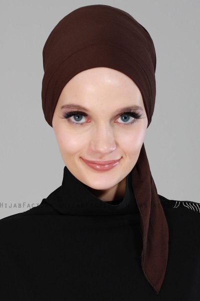 Felicia - Brown Cotton Turban