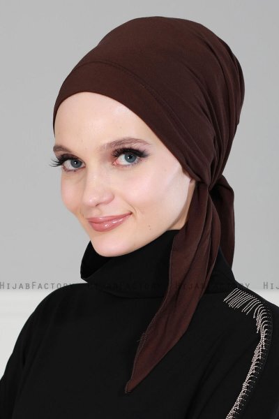 Felicia - Brown Cotton Turban
