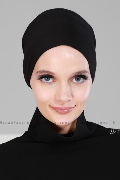 Felicia - Black Cotton Turban
