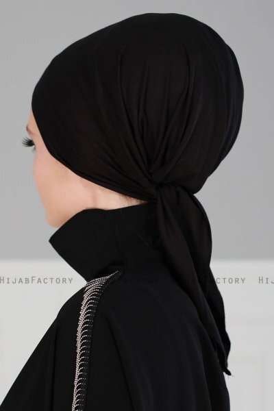 Felicia - Black Cotton Turban