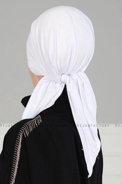 Felicia - White Cotton Turban