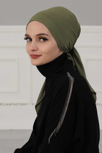 Felicia - Khaki Cotton Turban