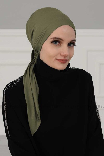 Felicia - Khaki Cotton Turban