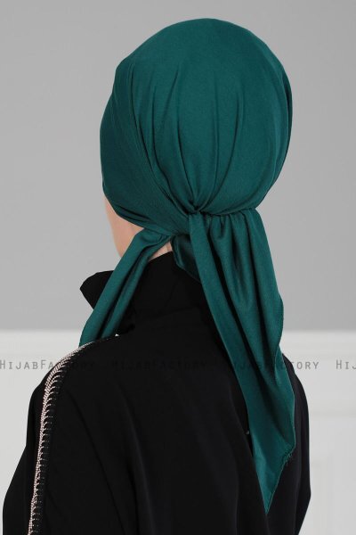 Felicia - Dark Green Cotton Turban