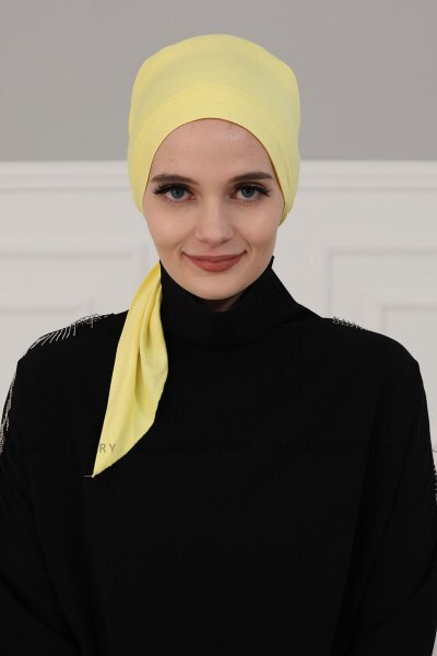 Felicia - Yellow Cotton Turban
