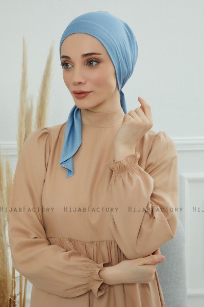 Felicia - Sky Blue Cotton Turban