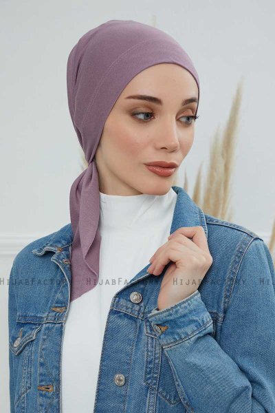 Felicia - Lilac Cotton Turban