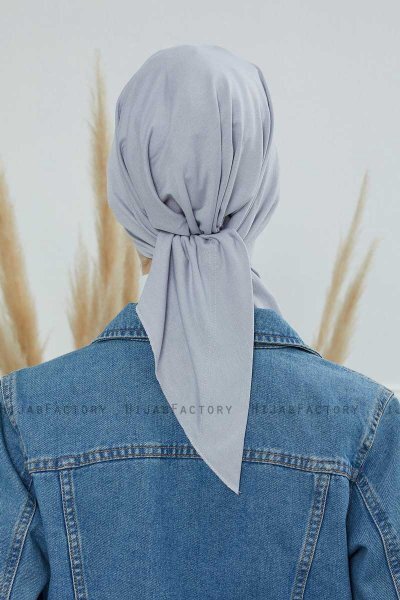 Felicia - Light Grey Cotton Turban