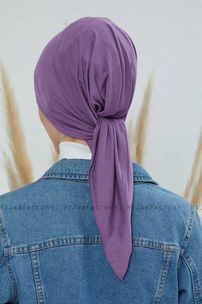 Felicia - Violet Cotton Turban