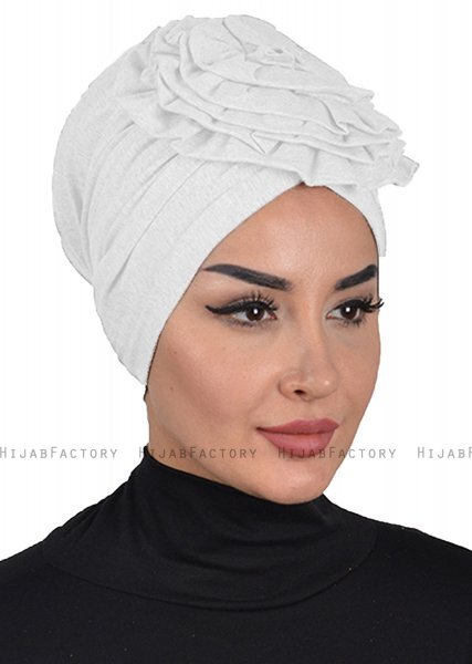 Kerstin - Creme Cotton Turban - Ayse Turban