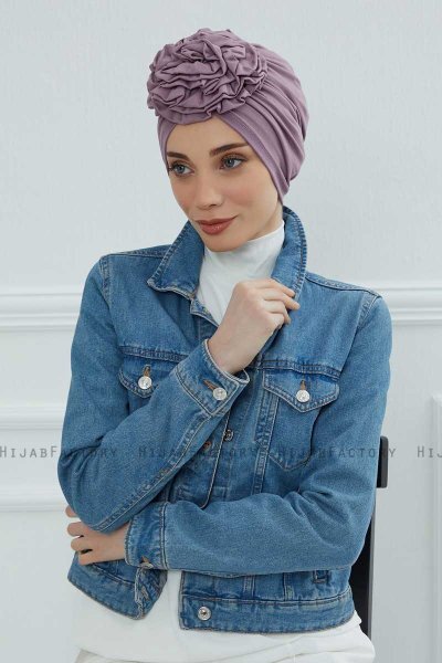 Kerstin - Lilac Cotton Turban