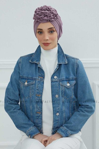 Kerstin - Lilac Cotton Turban