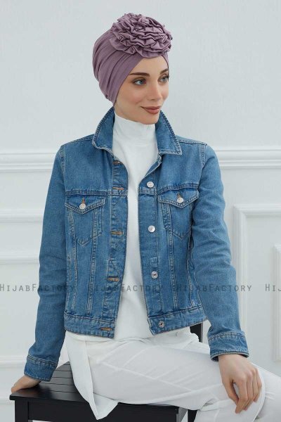 Kerstin - Lilac Cotton Turban