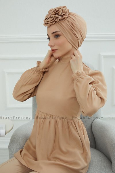 Kerstin - Sand Cotton Turban
