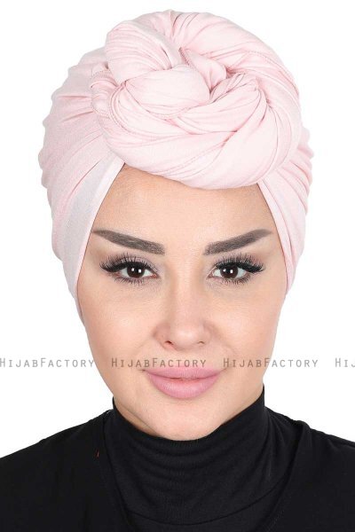 Sigrid - Dusty Pink Cotton Hijab - Ayse Turban