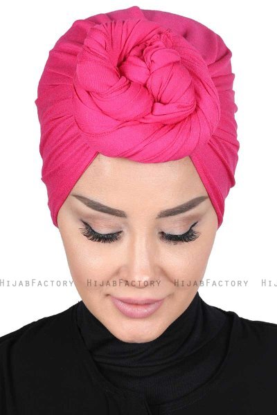 Sigrid - Fuchsia Cotton Hijab - Ayse Turban