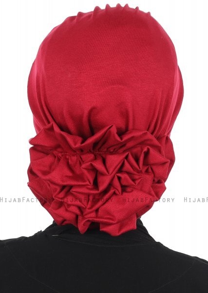 Monica - Bordeaux Cotton Turban - Ayse Turban