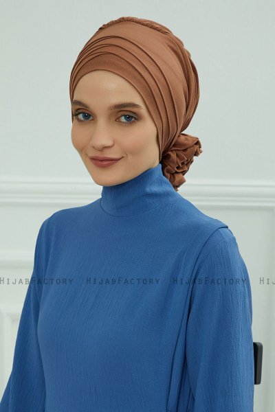 Monica - Caramel Cotton Turban