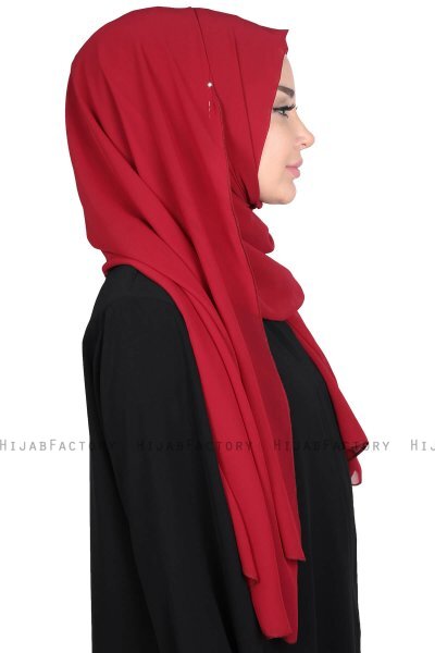 Joline - Bordeaux Premium Chiffon Hijab